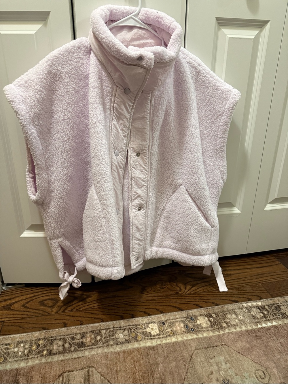 FP Movement Cozy Sherpa Vest Jacket โ Light Pink/Rose